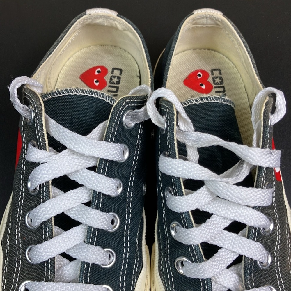 Converse x Comme Des Garçons Play Chuck 70 Low Sneaker Shoes Unisex M 6 / W 8 - Picture 4 of 13